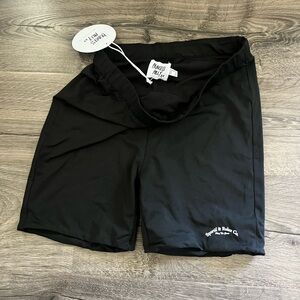 Black biker shorts